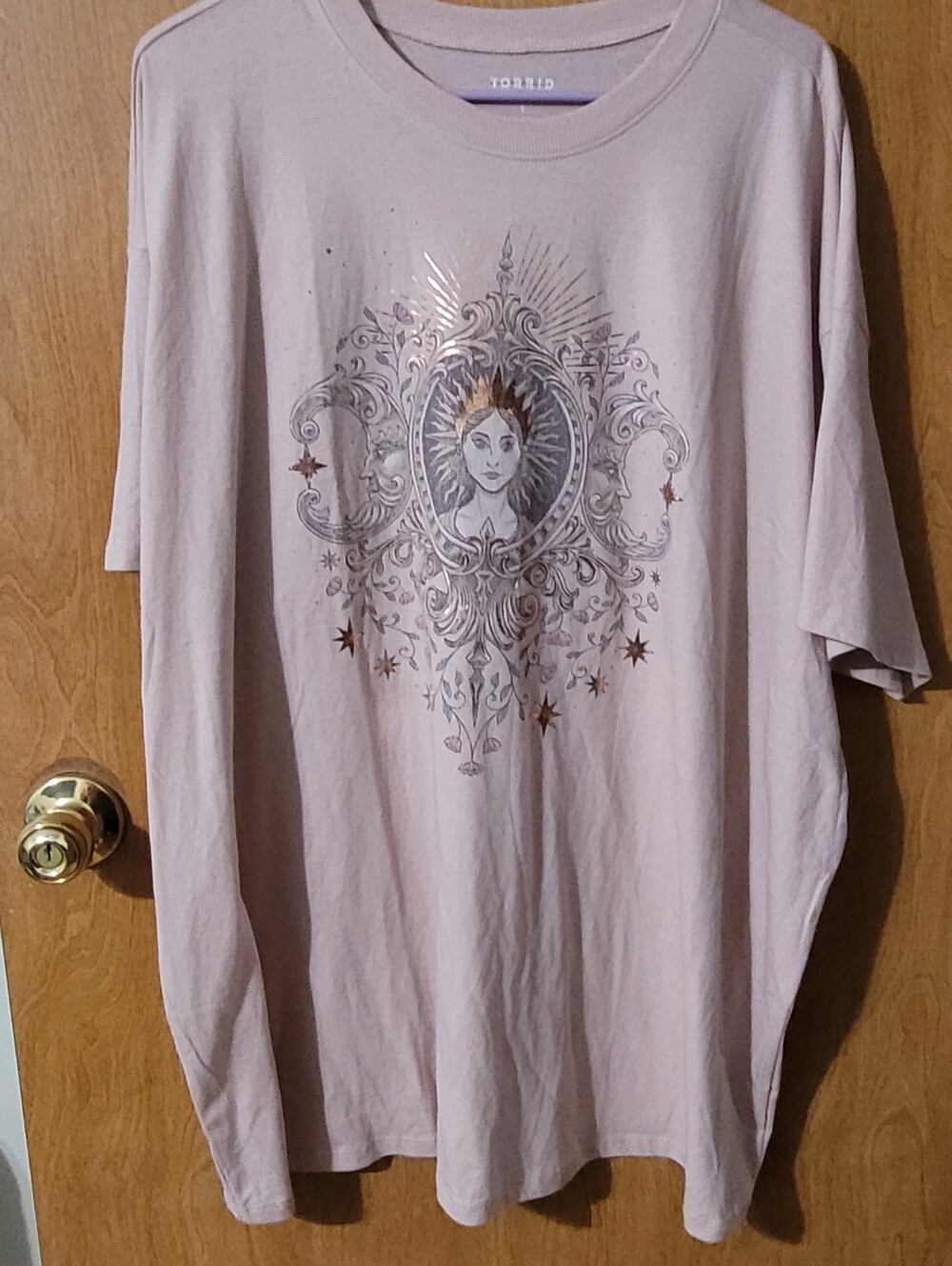 Torrid Oversized Fit Celestial Graphic Tee – Size 1 (1X)